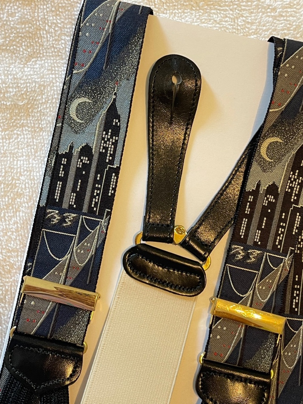 Vintage Trafalgar Limited Edition 100% Silk Braces / Suspenders